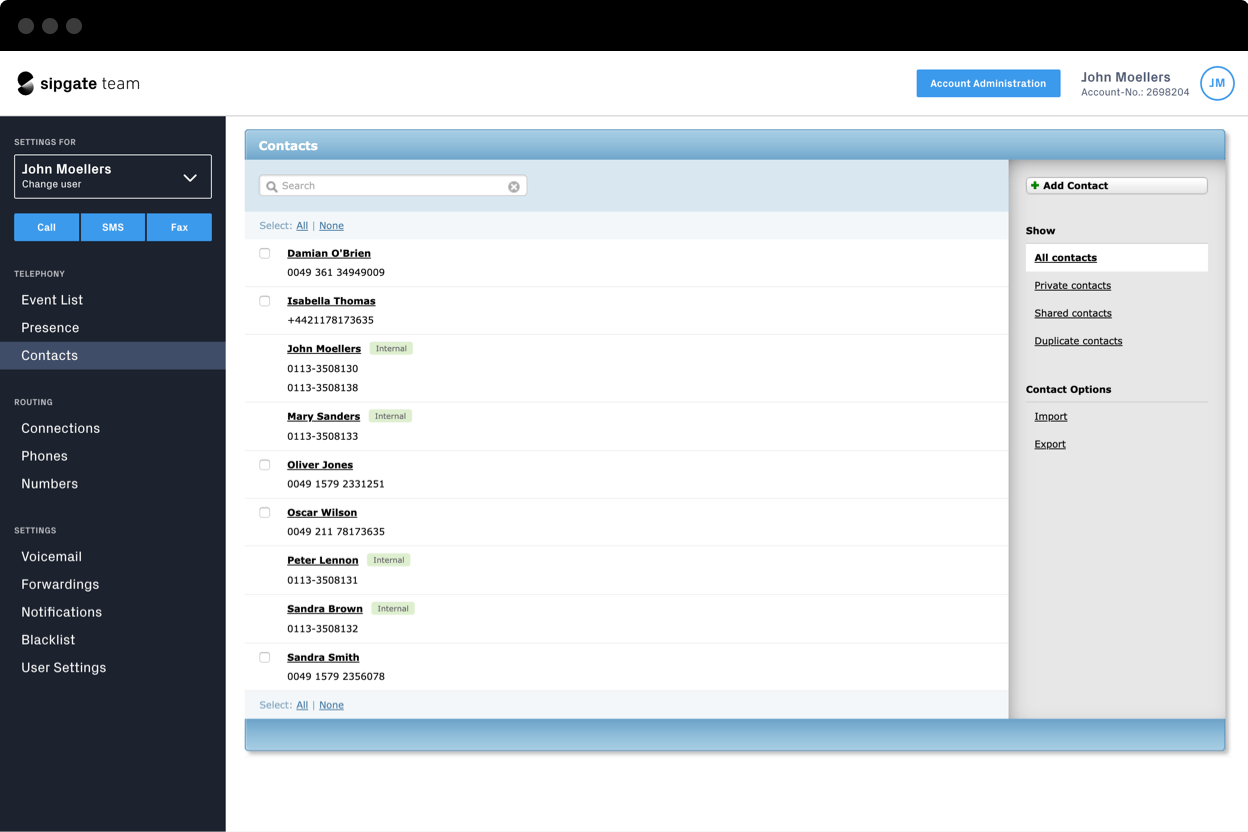 All features at a glance